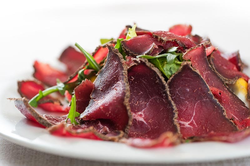 taverna_del_ghetto_018 carne secca kosher, ristoranti di roma, ristoranti a roma, ristorante di roma, ristorante a roma, mangiare a Roma, cucina ebraica, cucina kosher, carne secca, manzo